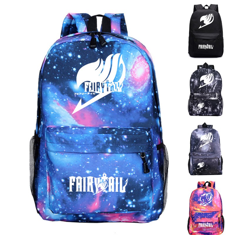 Anime Fairytail Fairy Tail Backpack Casual Student School Bag Outdoor Travel Bag Shopee Malaysia