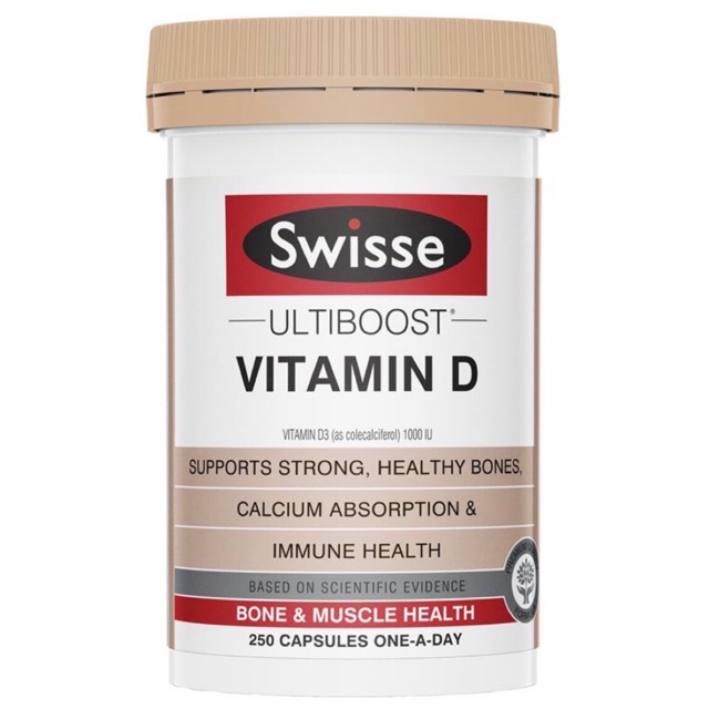 Swisse Ultiboost Vitamin D 250 Capsules | Shopee Malaysia