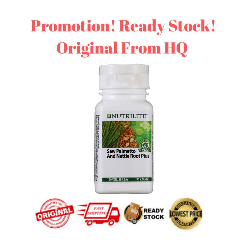 Amway Nutrilite Saw Palmetto And Nettle Root Plus (90 Softgels) - Ready  Stock | Shopee Malaysia