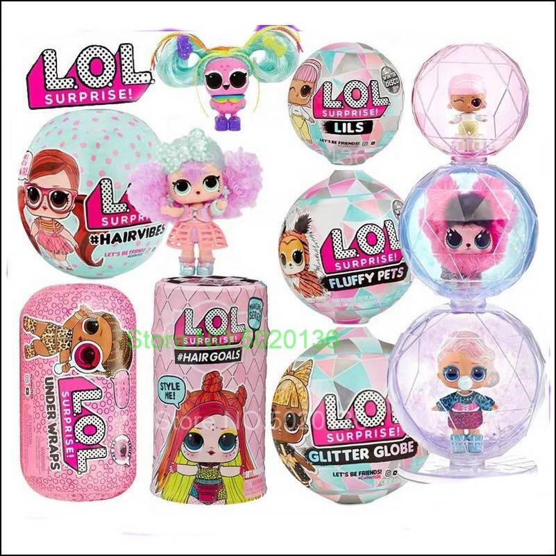 Hairgoals Makeover Series 2 . Surprise! Glitter Globe LOLS Doll Winter  Disco with Hair | Shopee Malaysia