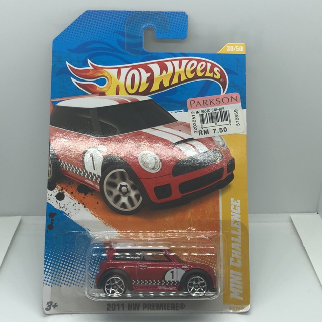 hot wheels mini cooper s challenge