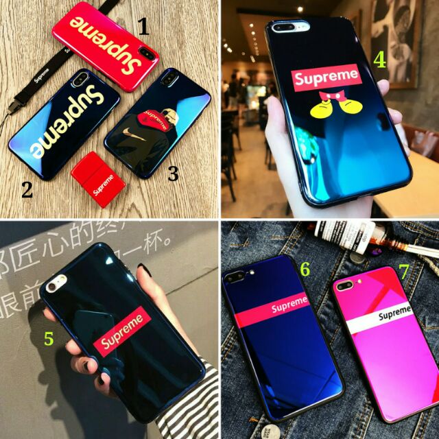 Stock Clearance Ready Stock Supreme Iphone Case Iphone Cover X 6 6s 6 7 7 8 Shopee Malaysia