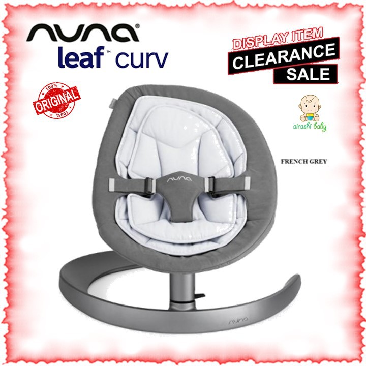 nuna leaf curv french grey