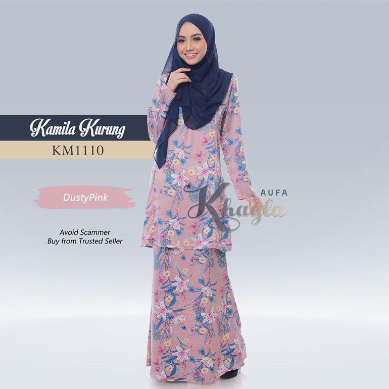  Baju  Kurung  Moden  Kamila Aufa Khayla KM1110 Plus  Size  