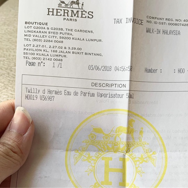 ❗️NEW❗️AUTHENTIC HERMES Perfume - Twilly d Hermes Eau de Parfum 50ml  ✓Receipt | Shopee Malaysia