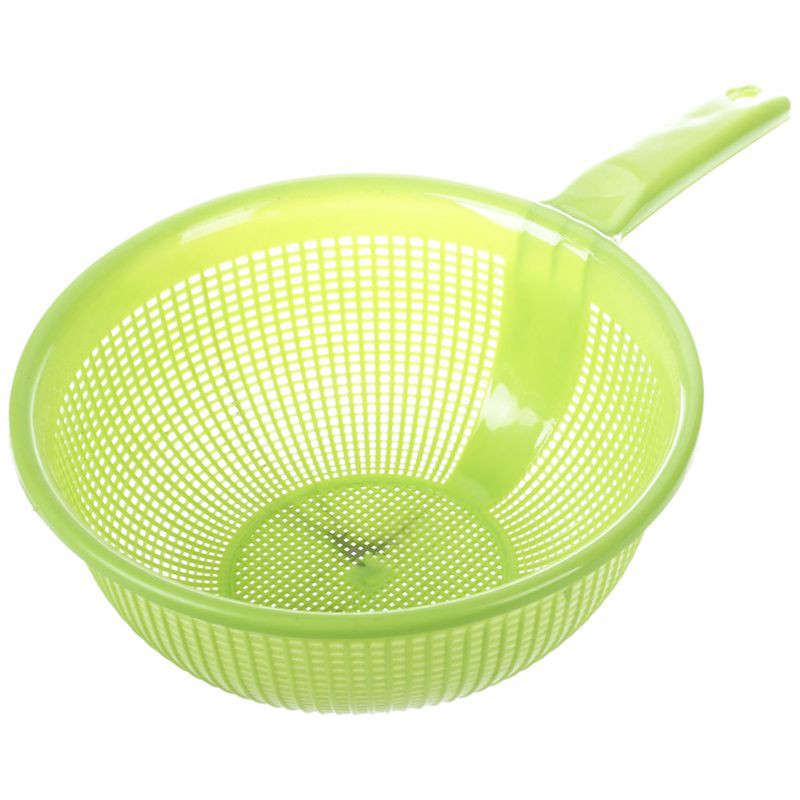 plastic colander with long handle