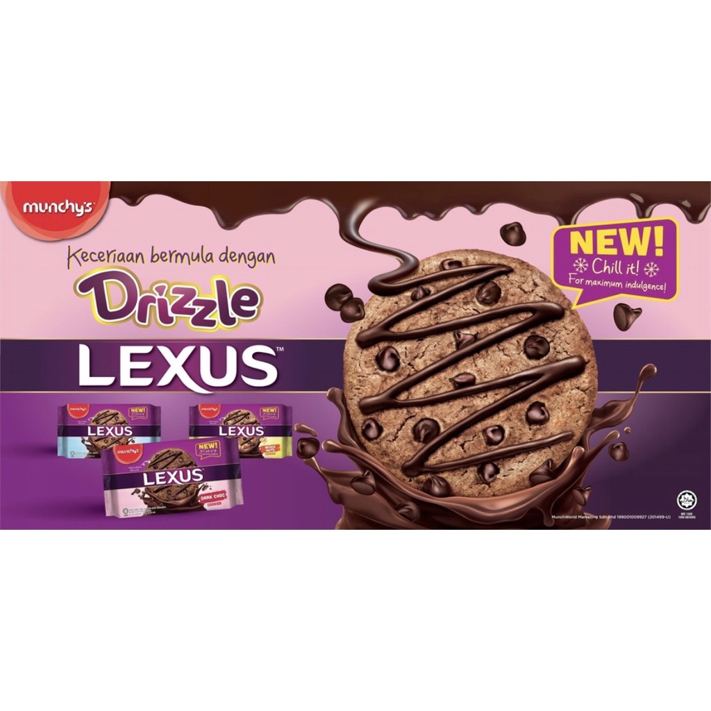 All New Munchy's LEXUS Cookies Mixed Nuts/Dark Chocolate/Original