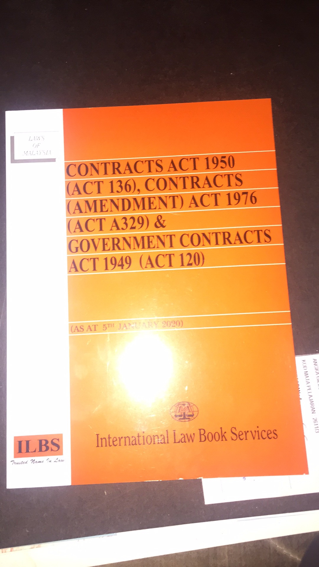 ILBS : CONTRACTS ACT 1950 & GOVERNMENT CONTRACTS ...