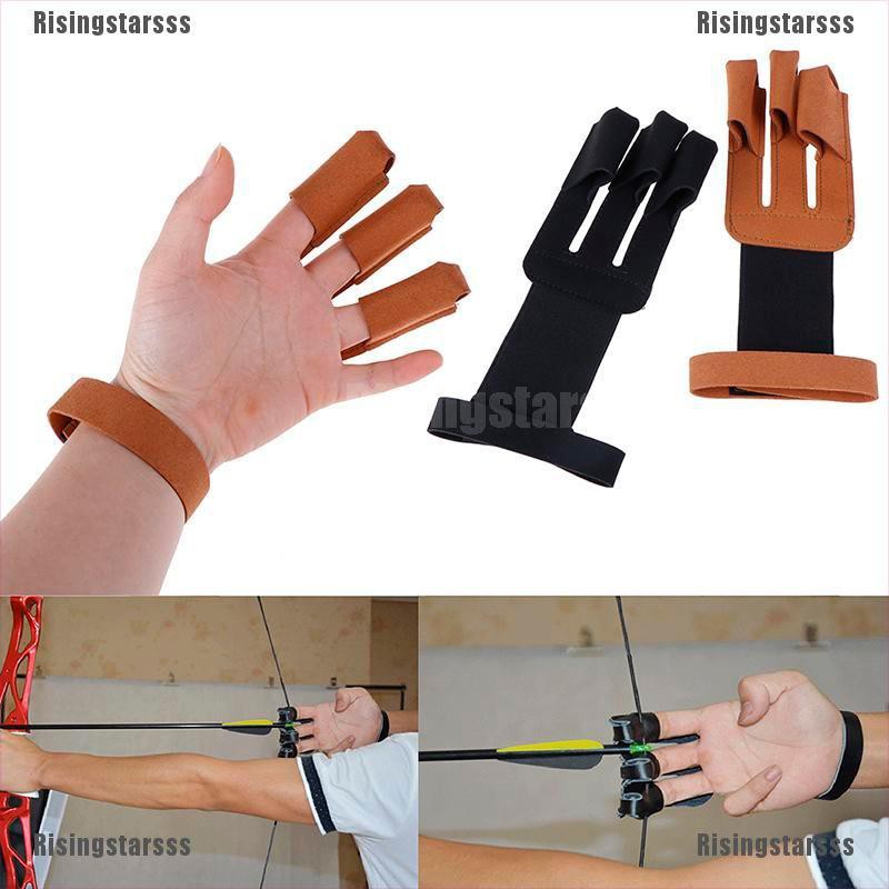 Protect Glove 3 Fingers Pull Bow arrow