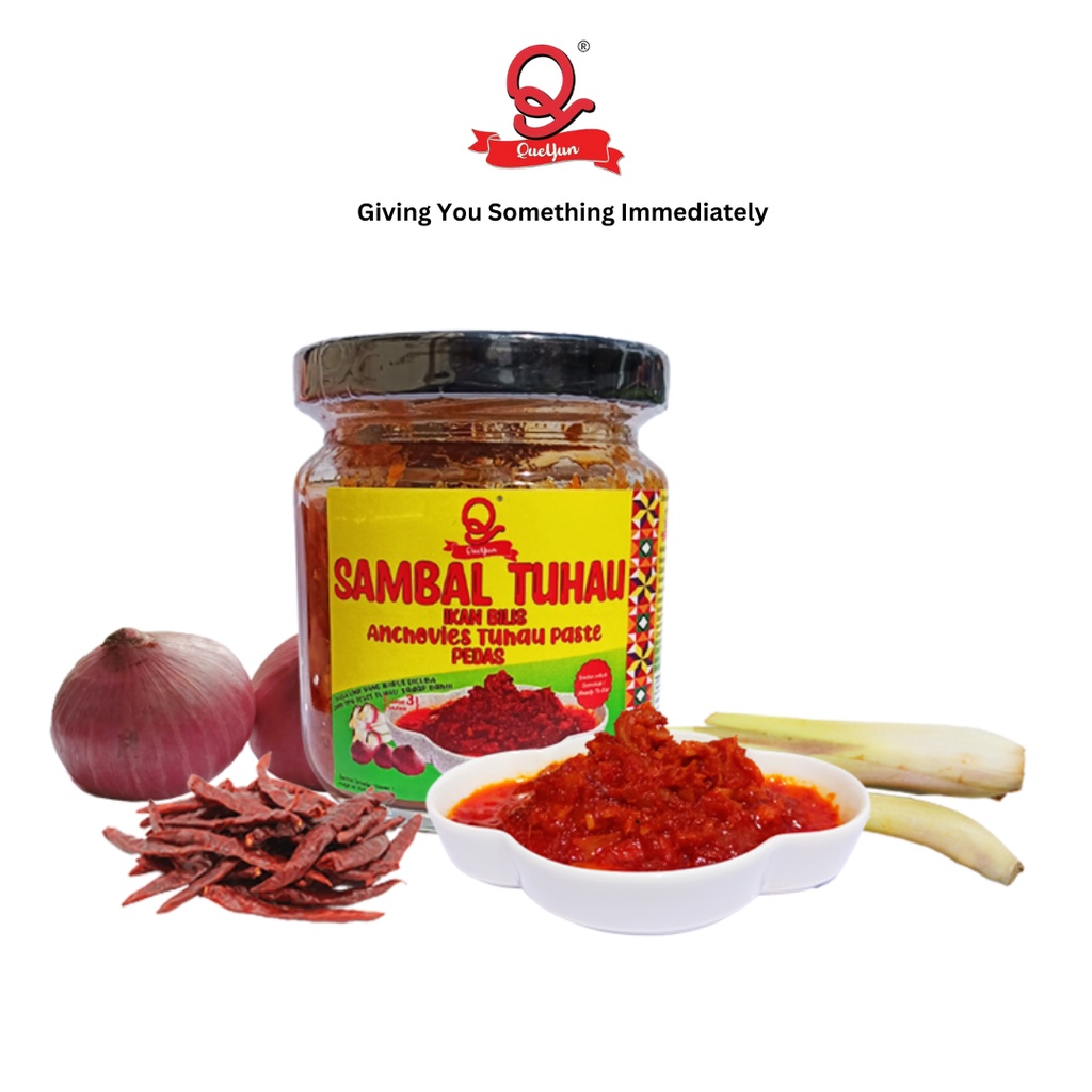 Queyun Sambal Tuhau Pedas [150 G] Produk Muslim Sabah Shopee Malaysia