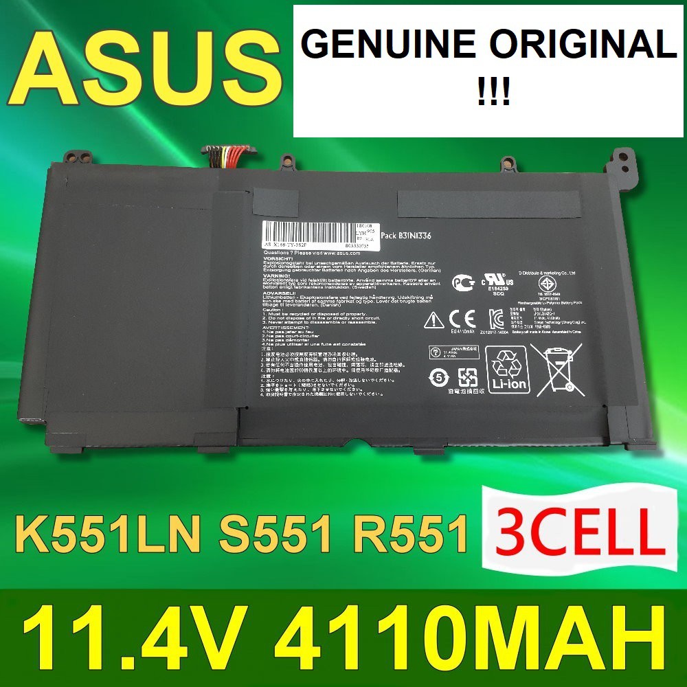 Asus k551ln аккумулятор