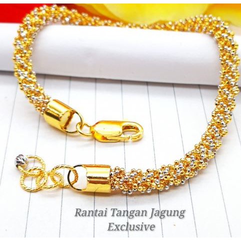 Emas 916 Rantai Tangan Jagung Exclusive Shopee Malaysia