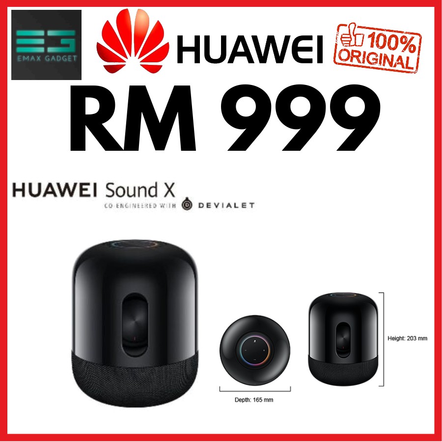 Huawei Sound X / 100% Original Huawei Warranty | Shopee ...