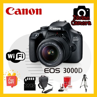 Canon EOS 3000D 18-55mm f/3.5-5.6 III (Canon malaysia 3year warranty)