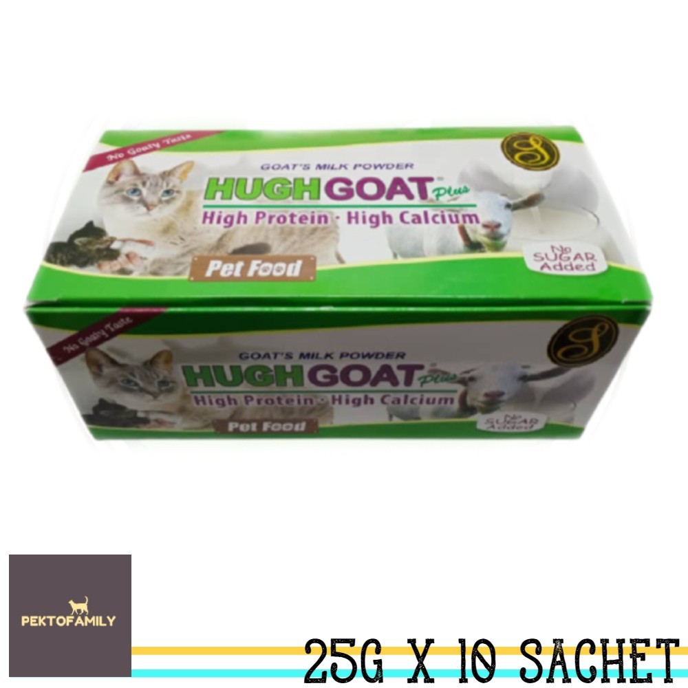Hugh Goat Plus Goat's Milk Powder for Cat (25gx10sachets) (BOX) Shopee Malaysia