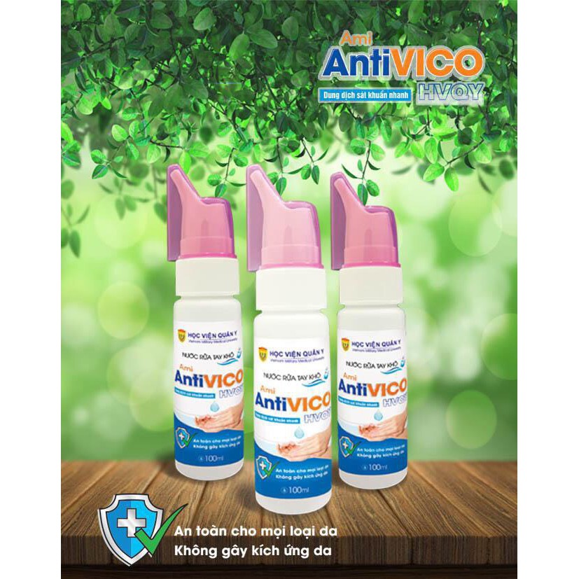 Ami AntiVICO Dry hand sanitizer Military Medical Academy | BeeCost