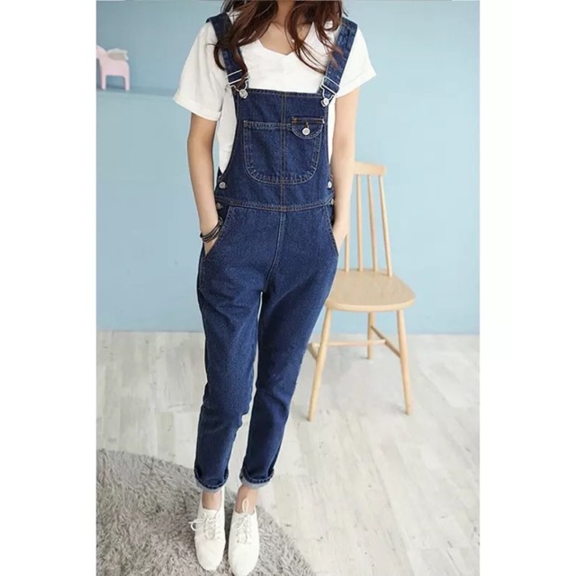 Denim Jumpsuit Ready Stock Shopee Malaysia