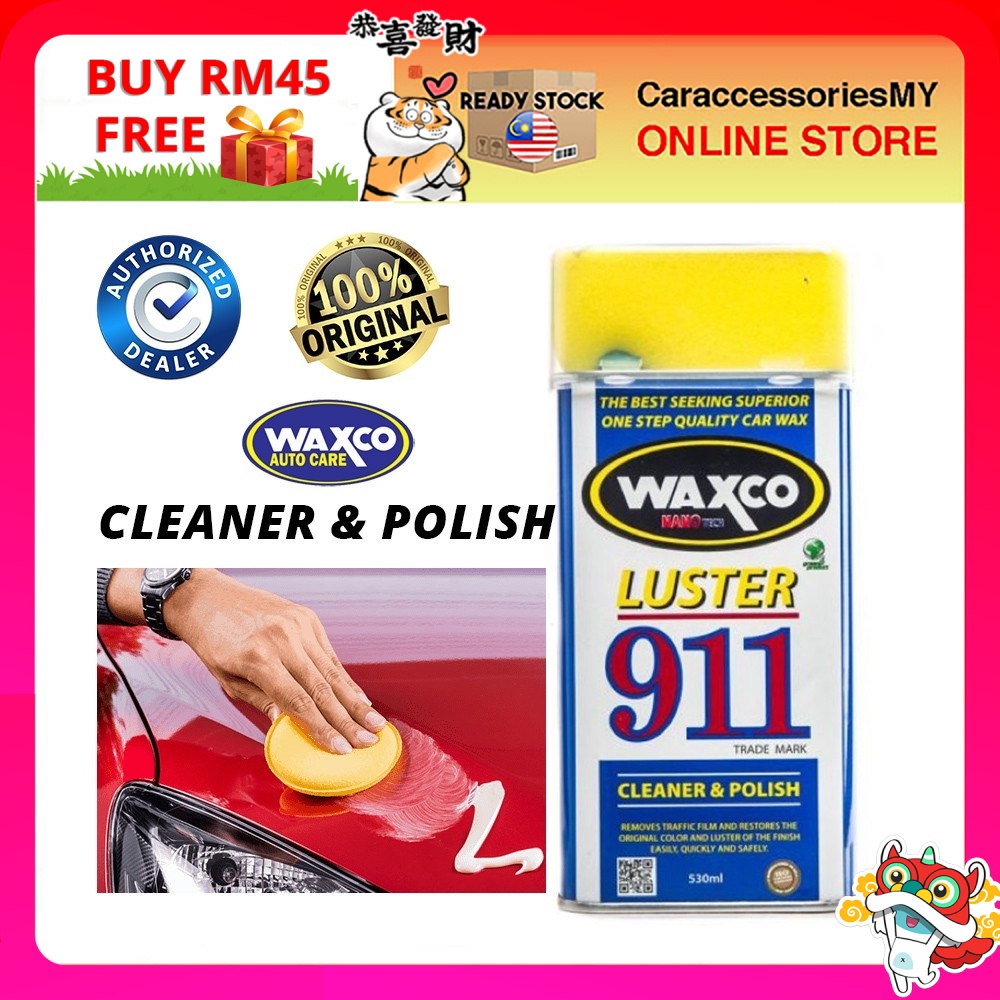 WAXCO Nano Tech Luster 911 Cleaner and Polish (530ml) car polish wax