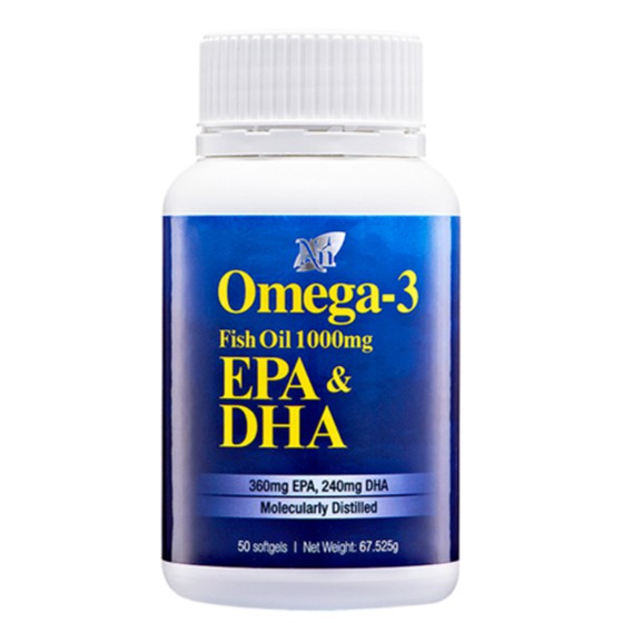 Nn Omega 3 Fish Oil Epa Dha 1000mg X 50 Soft Gels Cosway