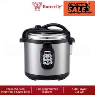 ⚡️SHOCKING SALE⚡️ SIRIM APPROVED BUTTERFLY BPC-5068 ELECTRIC PRESSURE FAST COOKER 6L PERIUK MEMASAK ELEKTRIK