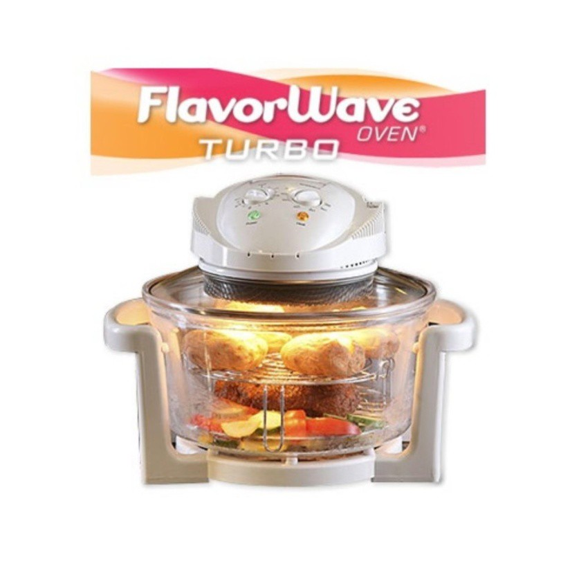 FlavorWave Oven Turbo Halogen Convection Oven 12L With Extension Ring