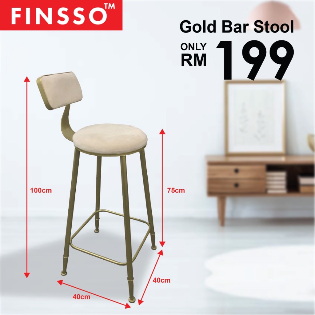 FINSSO: Dante Solid Wood Bar Table