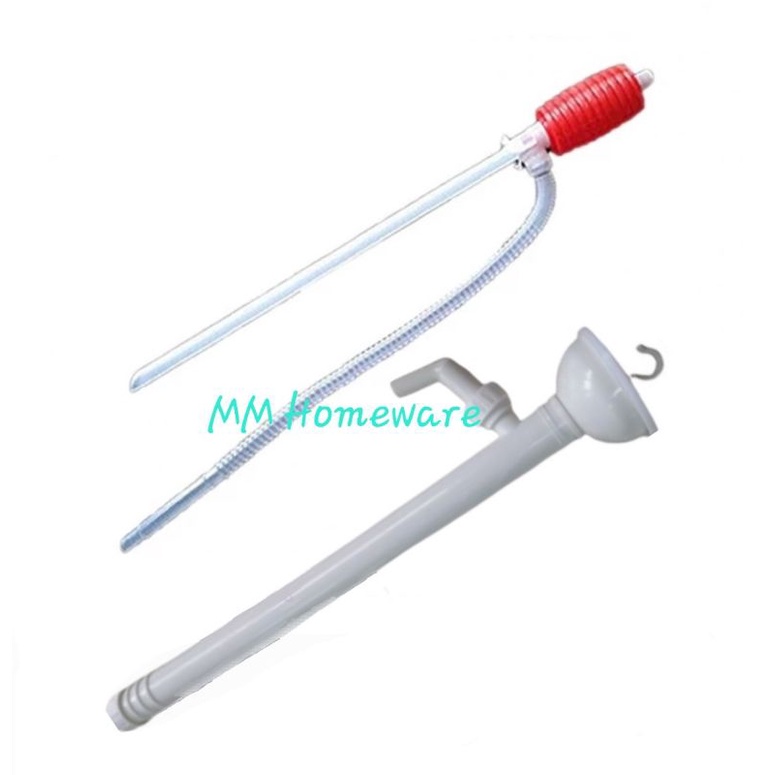 Manual Siphon Hand Pump Plastic / Oil Hand Pump / Pam Minyak | Shopee ...