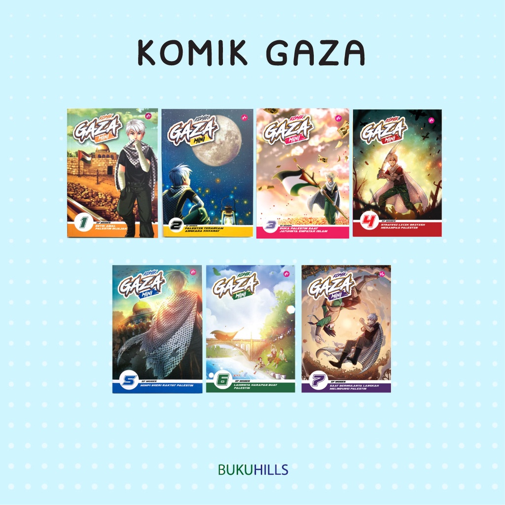 Komik Gaza Mini 1 7 If Moses Iman Shopee Malaysia