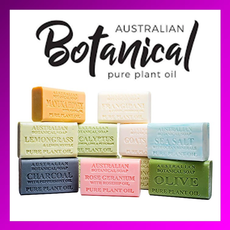 PROMO Australian Botanical Bar Soap 100% Organic Plant Oil 200g Body Bath Sabun Mandi