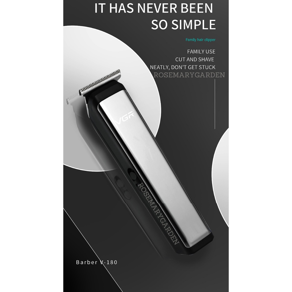 VGR V-180 Hair Clipper Professional Personal Care Barber Hair Clippers Hair Trimmer Hair Shaver Pemotong Rambut Cukur