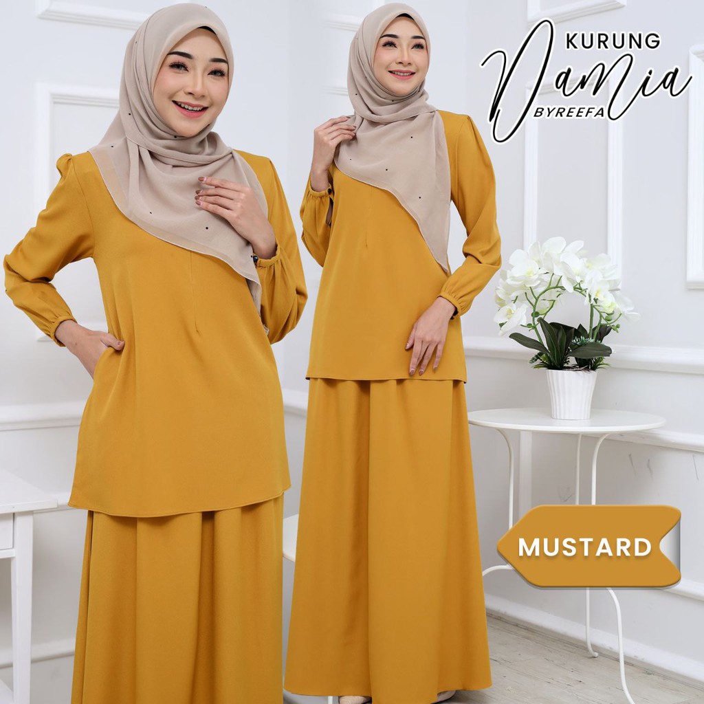 Baju raya mustard