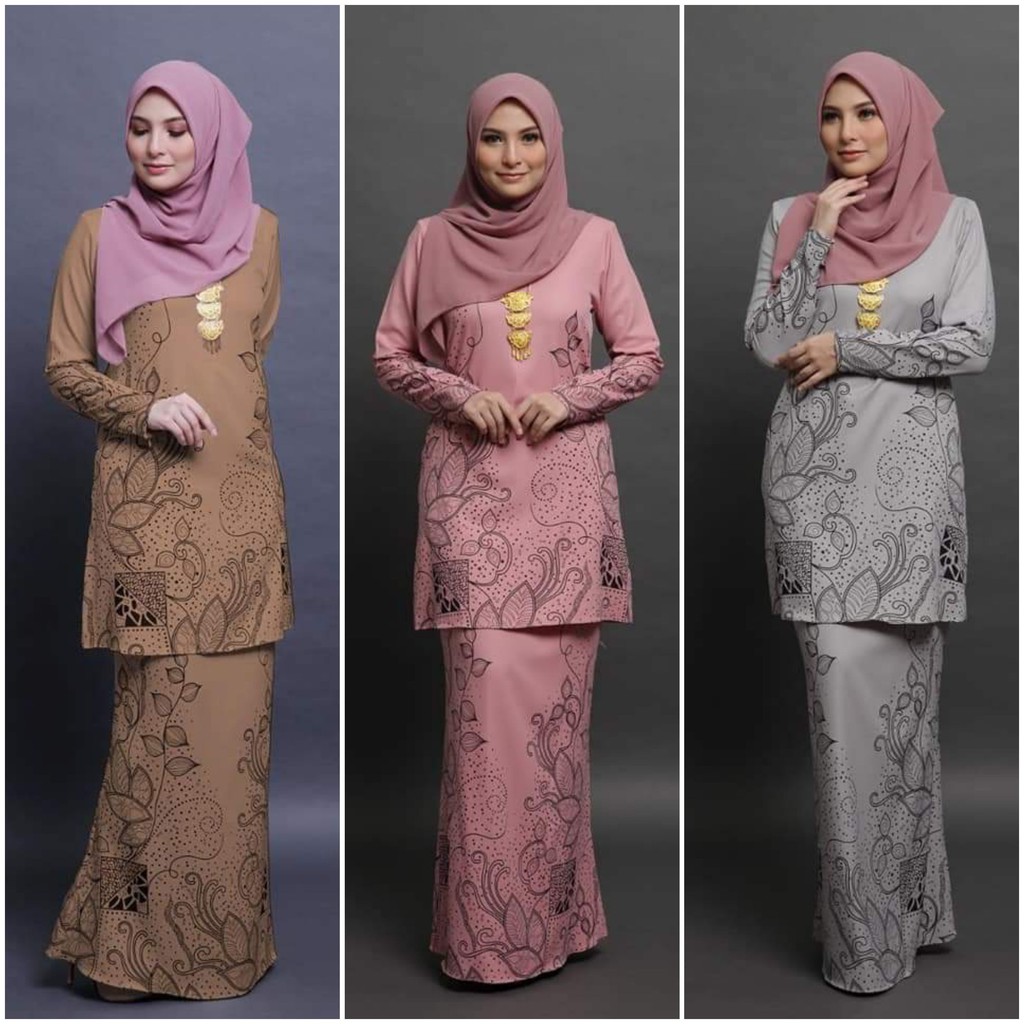  Baju  Kurung Batik  Wardah Ready  Stock Shopee Malaysia