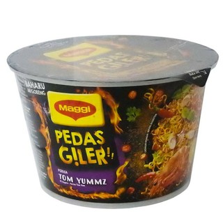 Maggi Instant Noodles Cup Pedas Giler - Ayam Bakar / Tom Yummz (98G ...