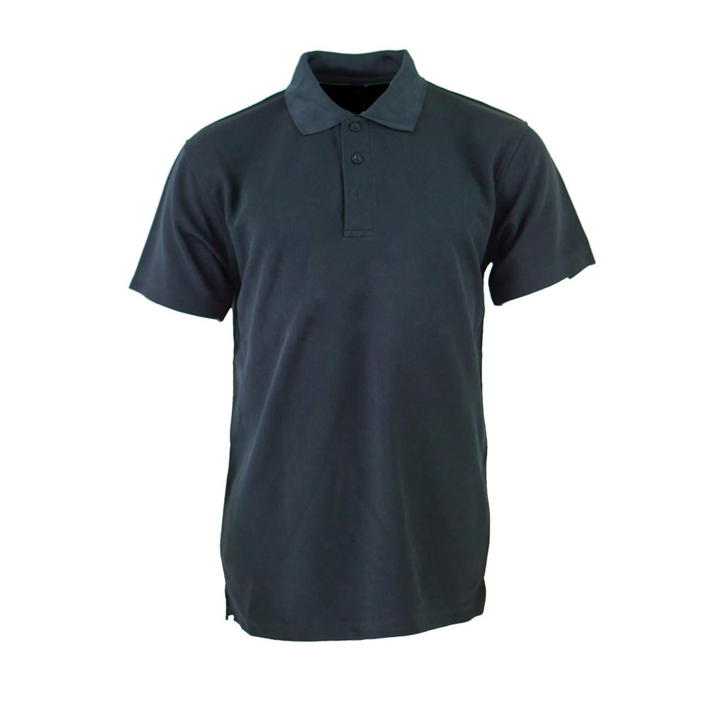 Vivid Supercool Microfiber Polo Shirt Black Shopee Malaysia