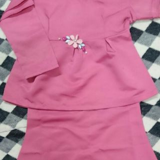  Baju  kurung  moden  kanak2 KAIN EXCLUSIVE  Kain 