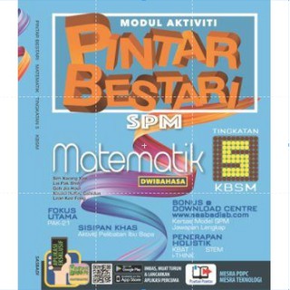 Modul Pintar Bestari Matematik Tingkatan 1 Tingkatan 5 Shopee Malaysia