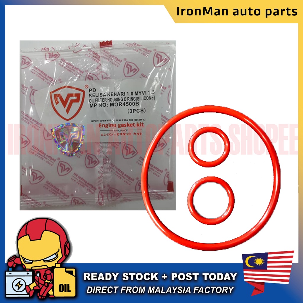 Silicone Kelisa, Kenari, Viva all, Myvi 1.0 Oil Filter Housing O Ring