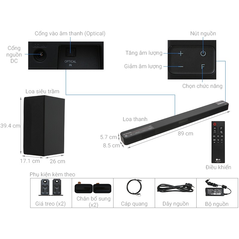 lg sound bar sl4