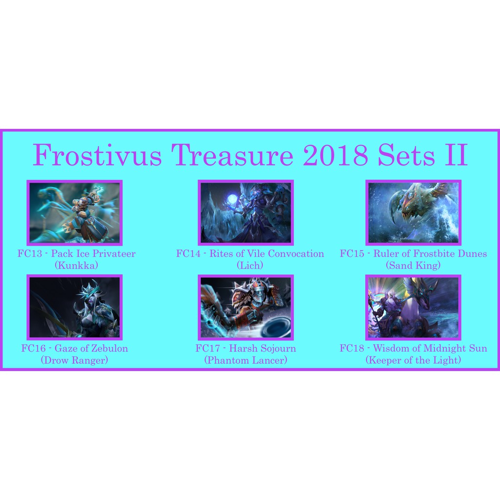 Dota 2 Frostivus Treasure 2018 Sets Ii 2 2 Shopee Malaysia