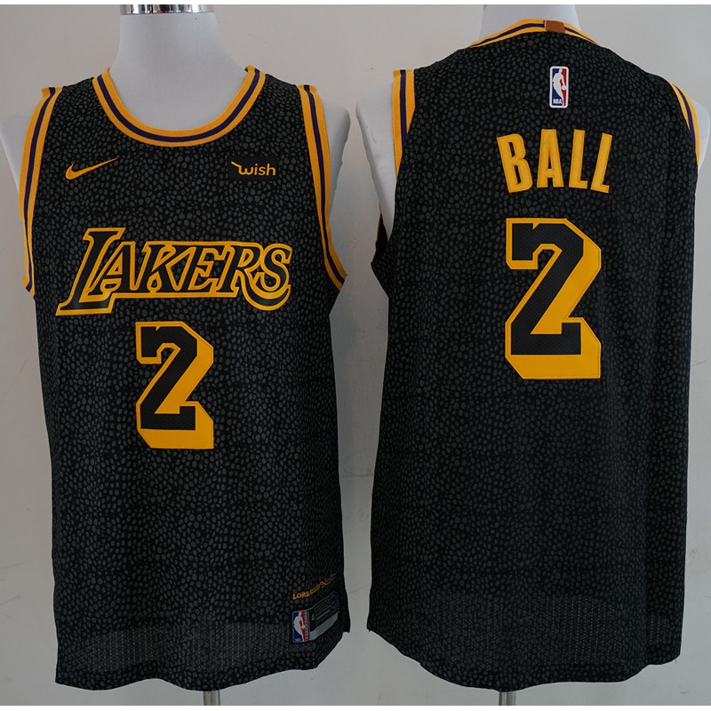 black lonzo ball jersey