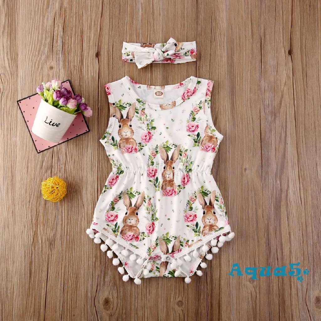 baby girl sleeveless romper