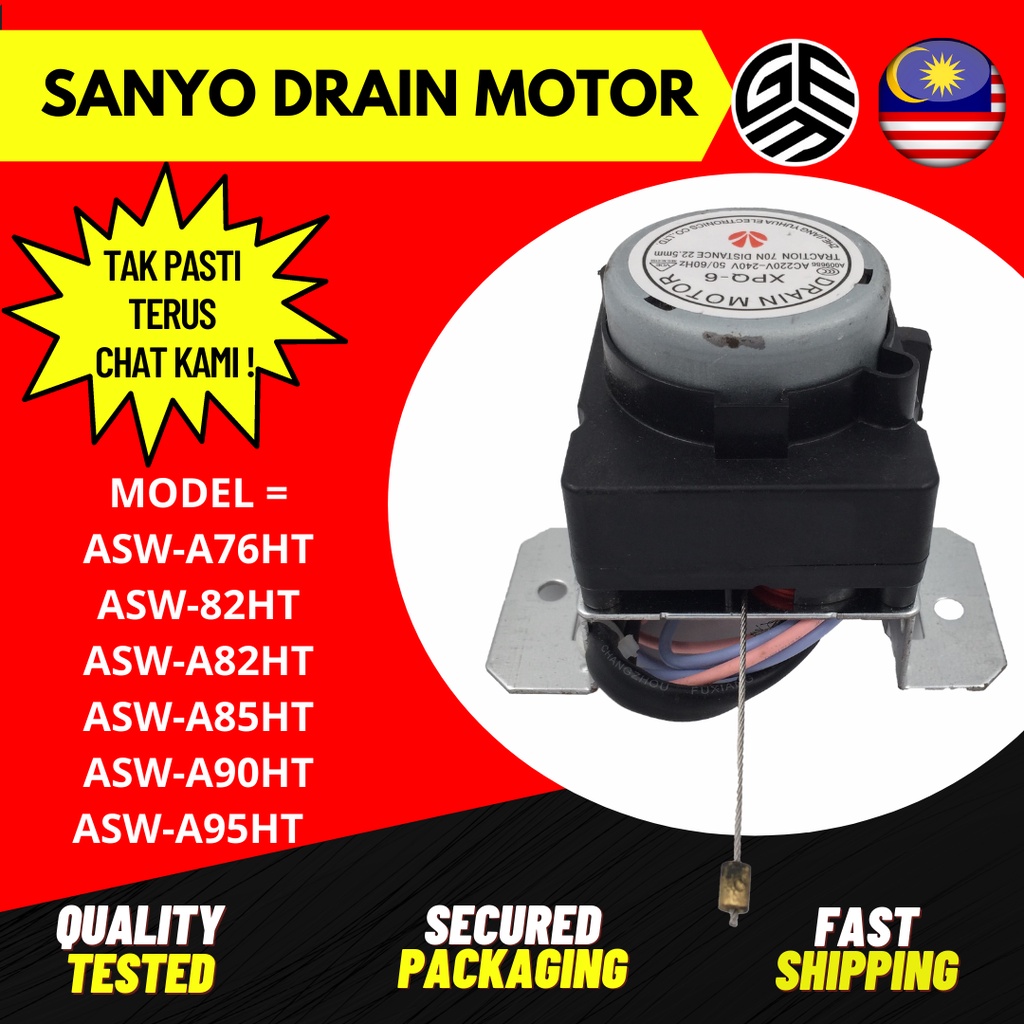 Washing Machine Drain Motor Sanyo Asw A76ht Asw 82ht Asw A82ht Asw