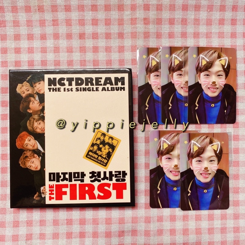 Nct DREAM The First / My First and Last MFAL JISUNG SET Album 