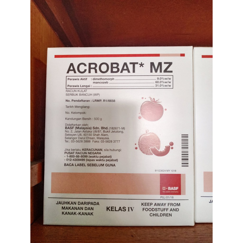 Buy 100 Original Basf Acrobat Mz 500g Seetracker Malaysia