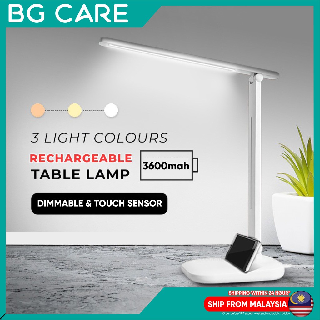 Study Lamp Foldable Desktop Desk Lamp Touch Switch LED Table Lamp