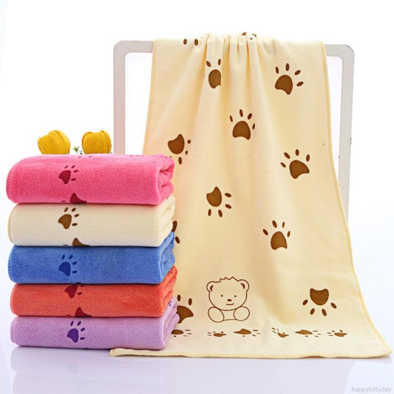 Cute Baby Cartoon Bath Towel Absorbent Drying Cotton Towels Shopee Malaysia