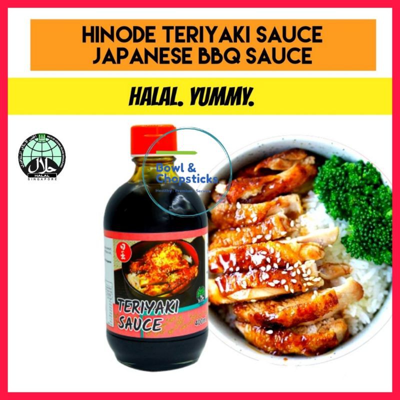 [HALAL] Hinode Japanese Teriyaki Sauce Halal Takoyaki Sauce Japanese Sushi Sauce BBQ Sauce