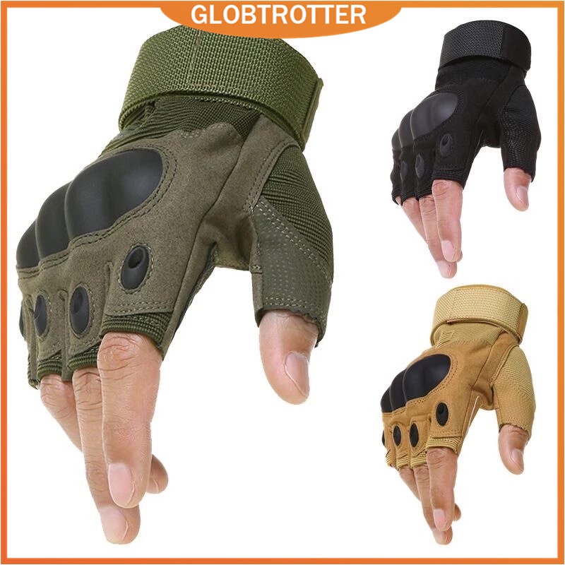 Globetrotter High Quality Half Finger Motorcycle Gloves for Tactical Combat Men Tactical gloves/Motorcycle gloves High Quality bicycle Gloves outdoor