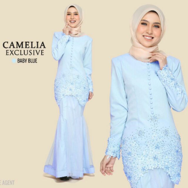 30 Ide Baju  Tunang Warna  Baby  Blue  JM Jewelry and 