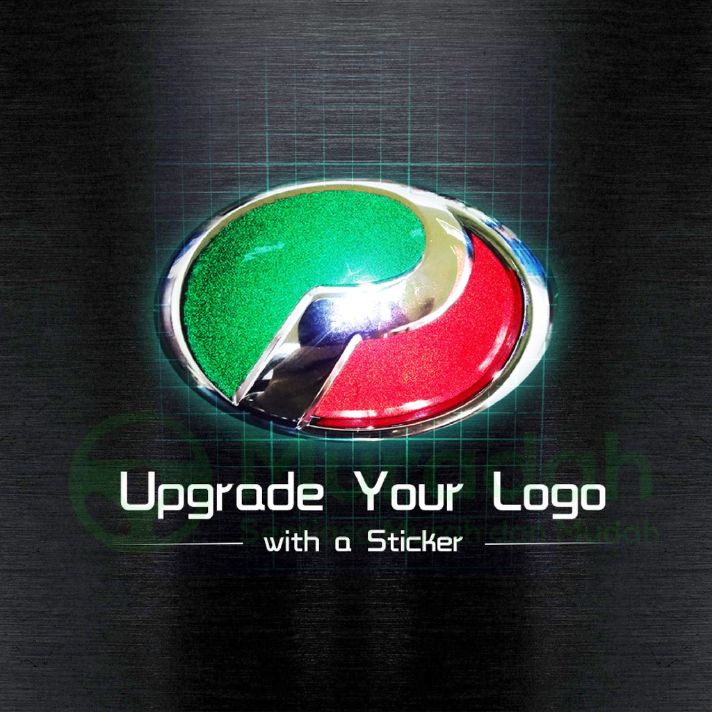 [Ready Stock]High Grade Perodua logo sticker reflective 